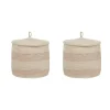 SILOPI - Mand set van 2 - Beige - Katoen