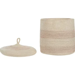 SILOPI - Mand set van 2 - Beige - Katoen