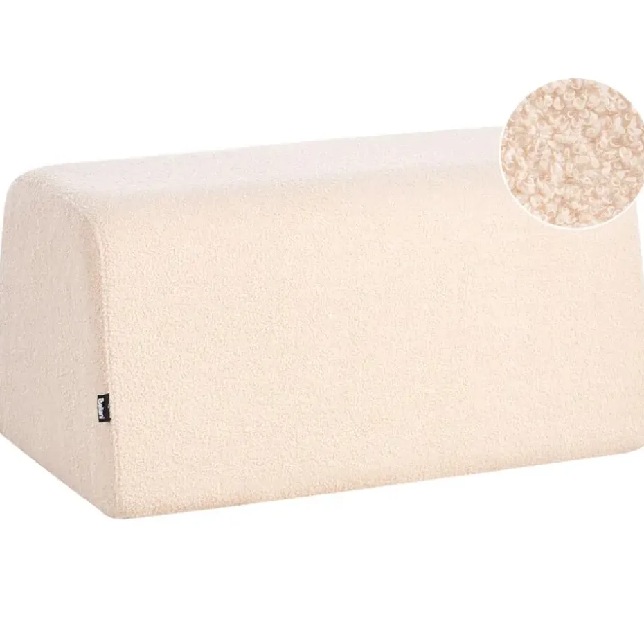 SINCLAIR - Poef - Beige - Bouclé