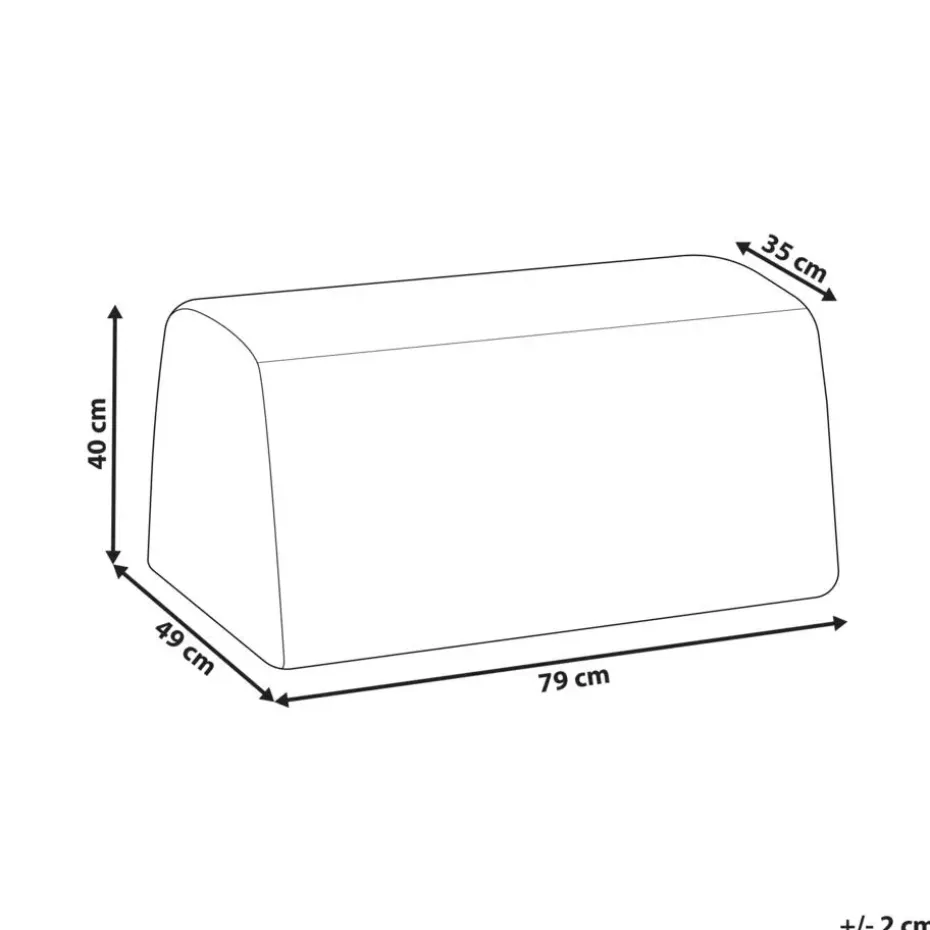 SINCLAIR - Poef - Beige - Bouclé