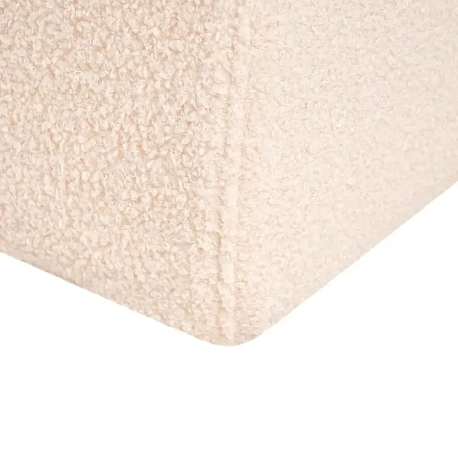 SINCLAIR - Poef - Beige - Bouclé