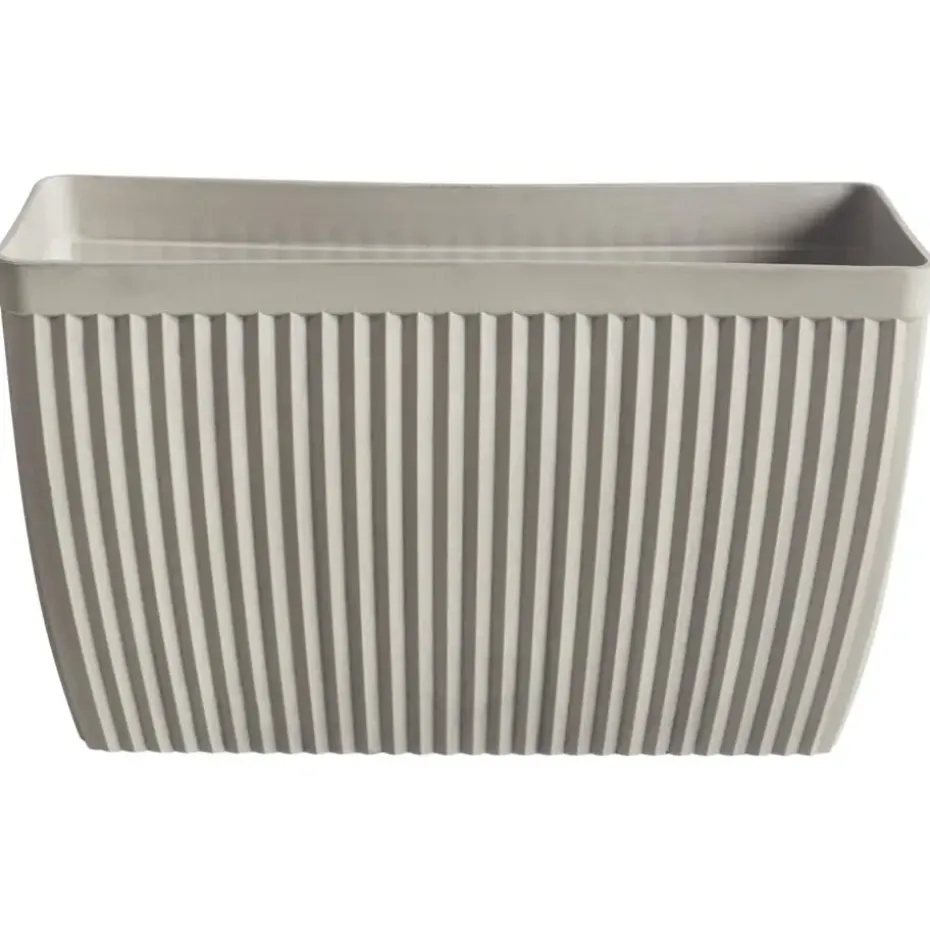 SISAL - Bloempot - Beige - 73 x 32 cm - Steenmengsel