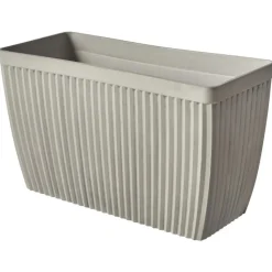 SISAL - Bloempot - Beige - 73 x 32 cm - Steenmengsel