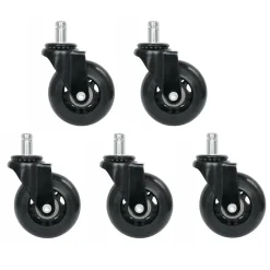 Skate wieltjes voor bureaustoel - Set van 5 stuks