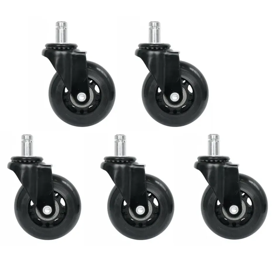Skate wieltjes voor bureaustoel - Set van 5 stuks