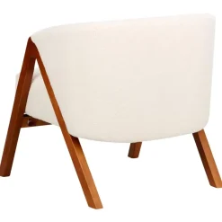 SKEI - Fauteuil - Wit - Bouclé