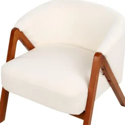 SKEI - Fauteuil - Wit - Bouclé