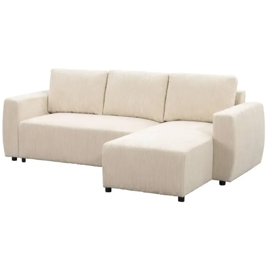 Slaapbank Novara - ecru - 85x230x155 cm