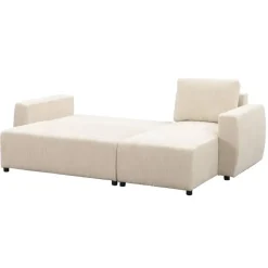 Slaapbank Novara - ecru - 85x230x155 cm