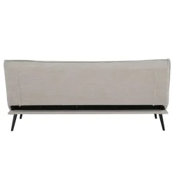 Slaapbank 3-Zits - Beige Stof - Zithoogte 43cm - 181x83x81cm - Mali