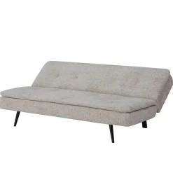 Slaapbank 3-Zits - Beige Stof - Zithoogte 41cm - 179x87x80cm - Olive