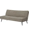 Slaapbank 3-Zits - Taupe Stof - Zithoogte 43cm - 181x83x81cm - Mali