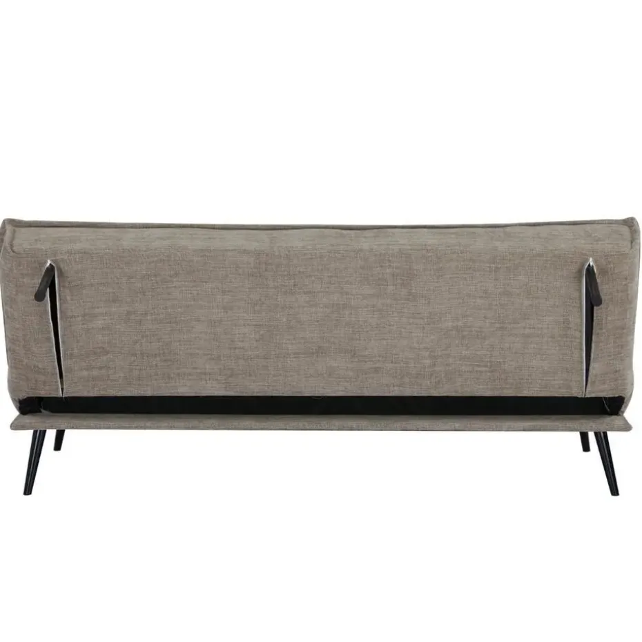 Slaapbank 3-Zits - Taupe Stof - Zithoogte 43cm - 181x83x81cm - Mali