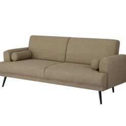 Slaapbank 3-Zits - Taupe Stof - Zithoogte 47cm - 209x91x85cm - Jason