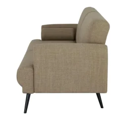 Slaapbank 3-Zits - Taupe Stof - Zithoogte 47cm - 209x91x85cm - Jason