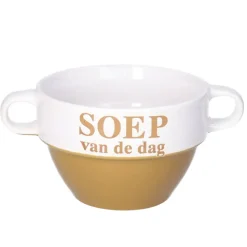 Soepkommen - Soep van de dag - Cappuccino bruin - Stapelbaar