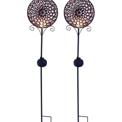 Solar Grondspies Tuinlamp - Mandala - 2 stuks