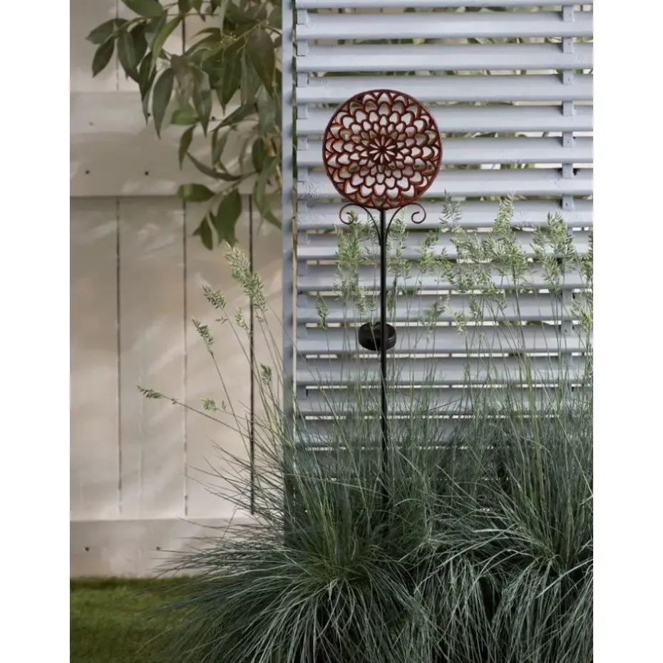 Solar Grondspies Tuinlamp - Mandala - 2 stuks