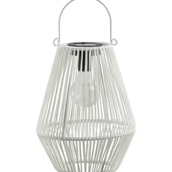 Solar lantaarn Nowie - wit - 26xØ20 cm