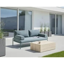 SOLOFRA - Tuinbank 2-zits - Mintgroen - Aluminium