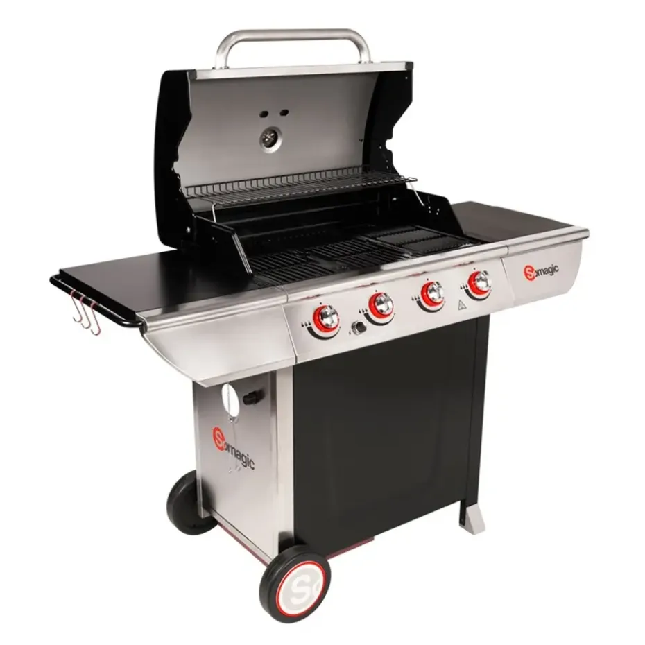 Somagic Barbecue MANHATTAN 400GPI - Zwart - Staal
