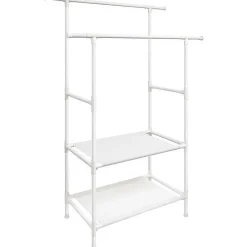 Songmics Metalen kledingstandaard belastbaar tot 70 kg, eenvoudige montage, 2