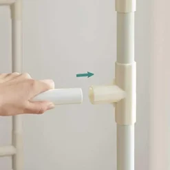 Songmics Metalen kledingstandaard belastbaar tot 70 kg, eenvoudige montage, 2