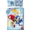 Sonic Dekbedovertrek Speed Friends - Eenpersoons - 140 x 200 cm - Katoen