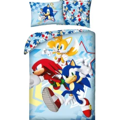 Sonic Dekbedovertrek Speed Friends - Eenpersoons - 140 x 200 cm - Katoen