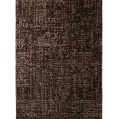 SPACE Vloerkleed - Laagpolig Effen Velours - Bruin 140x200 cm - Modern Woonkamer