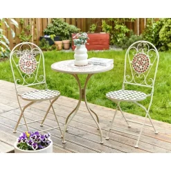 SPELLO - Loungeset voor 2 - Wit - Metaal