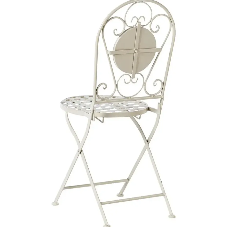 SPELLO - Tuinstoel set van 2 - Wit - Metaal