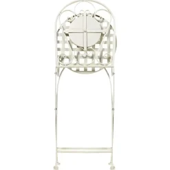 SPELLO - Tuinstoel set van 2 - Wit - Metaal