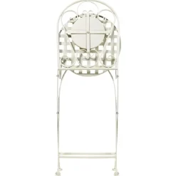 SPELLO - Tuinstoel set van 2 - Wit - Metaal