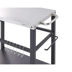 SPIAZZI - Keukentrolley - Zwart - Staal