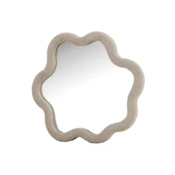 Spiegel Beige Bouclé - 70x70x3,5cm - Kungsbacka