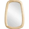 Spiegel Moma naturel hout recht - 30x20 cm