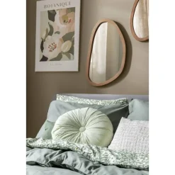 Spiegel Organic - antraciet/bruin - hout - 58x37x2 cm