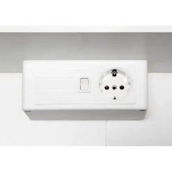 Spiegelkast Bobbi 60cm model 2 3 deuren & ledverlichting - wit