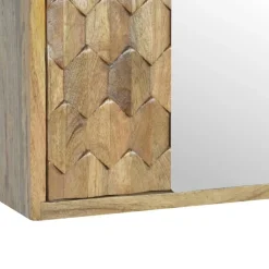 Spiegelkast met Houtsnijwerk