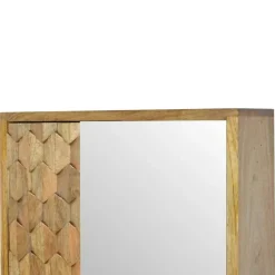 Spiegelkast met Houtsnijwerk