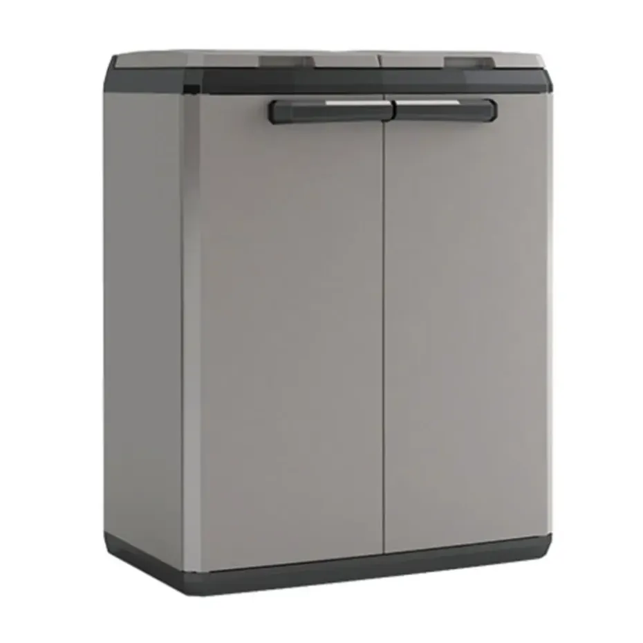 Split basic - 68x39x85 cm - donker grijs/zwart