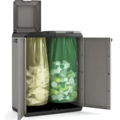 Split basic - 68x39x85 cm - donker grijs/zwart