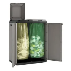 Split basic - 68x39x85 cm - donker grijs/zwart