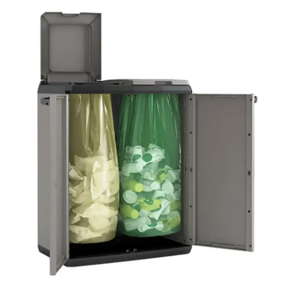 Split basic - 68x39x85 cm - donker grijs/zwart