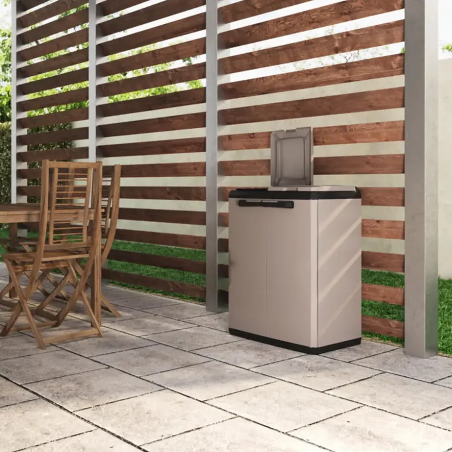 Split basic - 68x39x85 cm - donker grijs/zwart