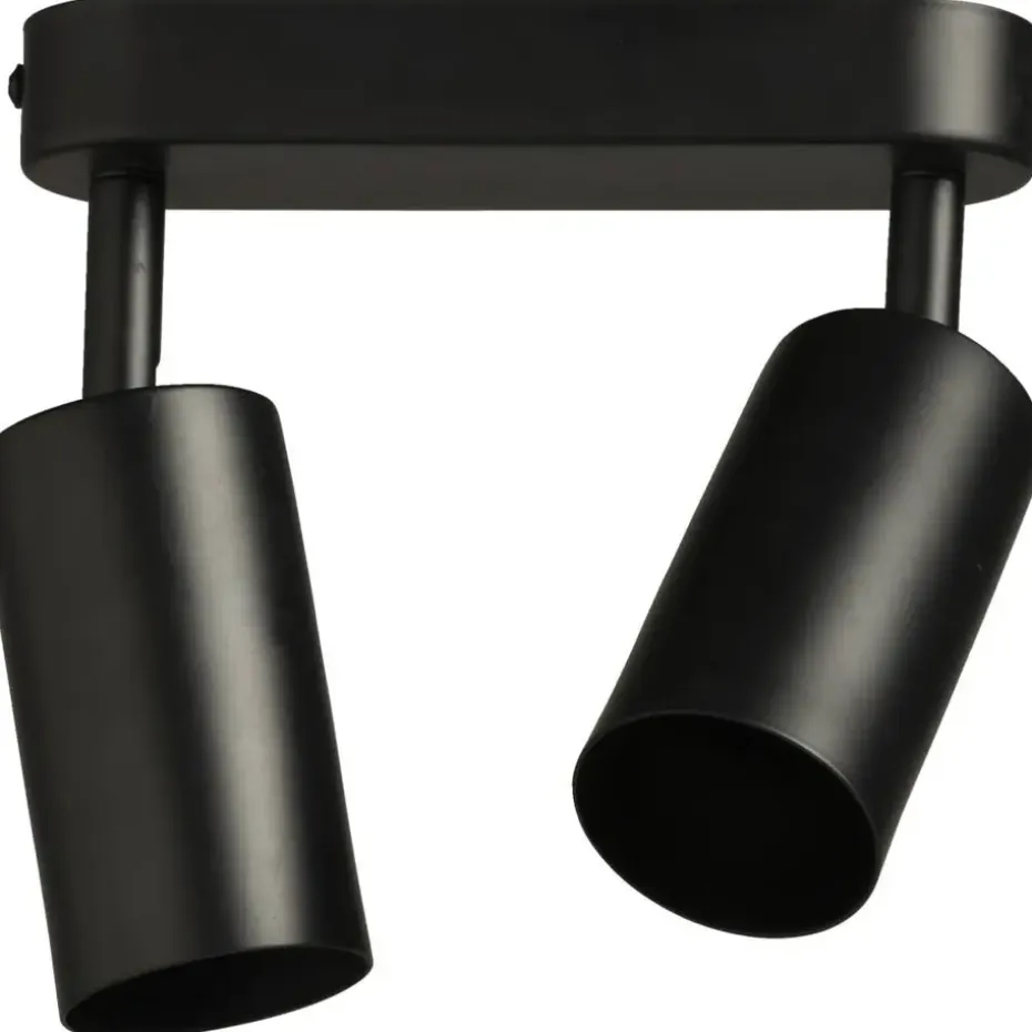 2-spot Basic - mat zwart - 10xØ18 cm