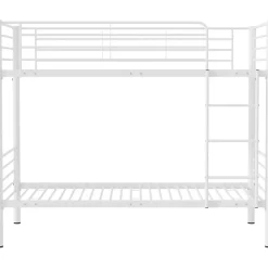 Stapelbed Dixie 90x200cm - metaal - mat wit