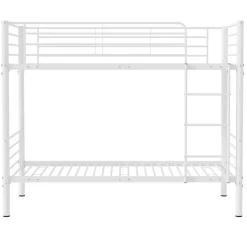 Stapelbed Dixie 90x200cm - metaal - mat wit