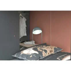 Stapelbed Stim met kast & lade - eik/grijs